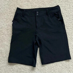 SUGOI Greta Bike Shorts Black Women Sz Small Biking Cycling Outdoor 11” Inseam